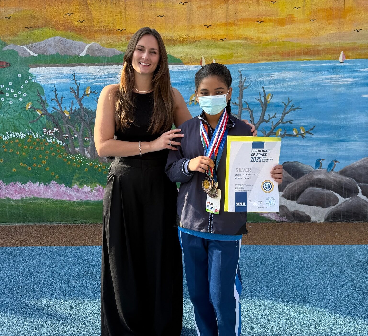 Three Medals for your Brilliant Mind, Akshitha(P5)!