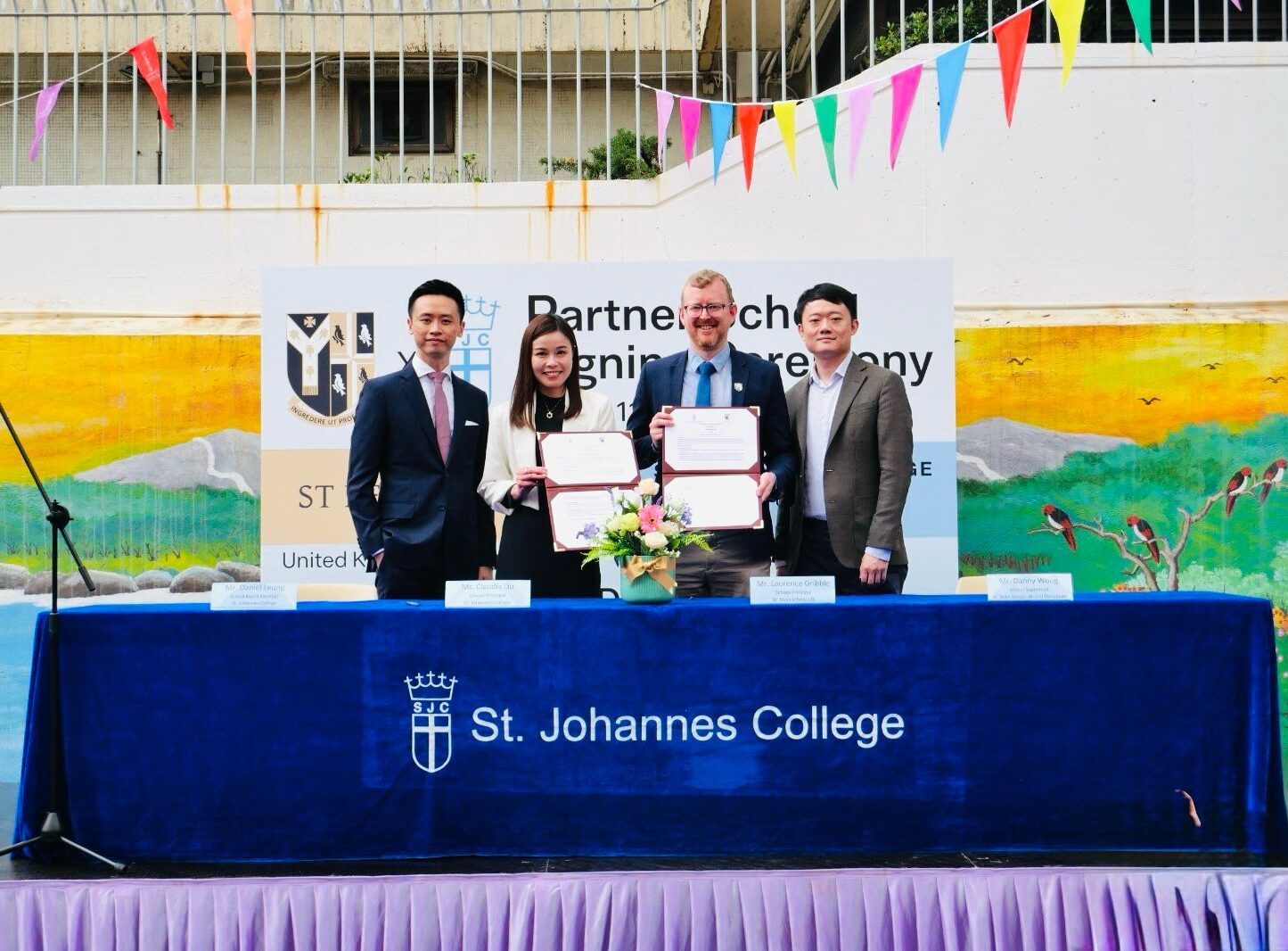 Partnership Ceremony: ST. Bees School UK + Dongguan Campus