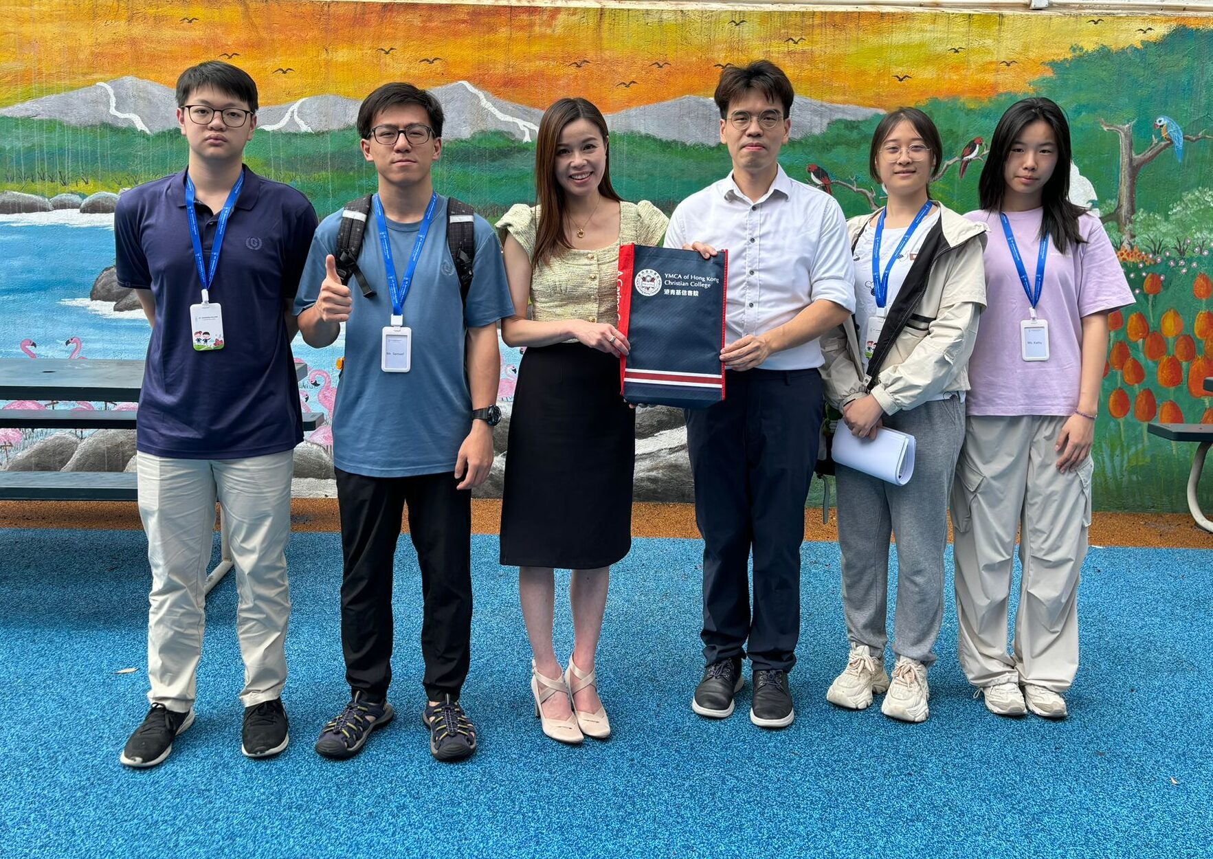 Thank you, student interns of YMCA of Hong Kong Christian College!